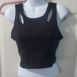 Alo Black Crop Top